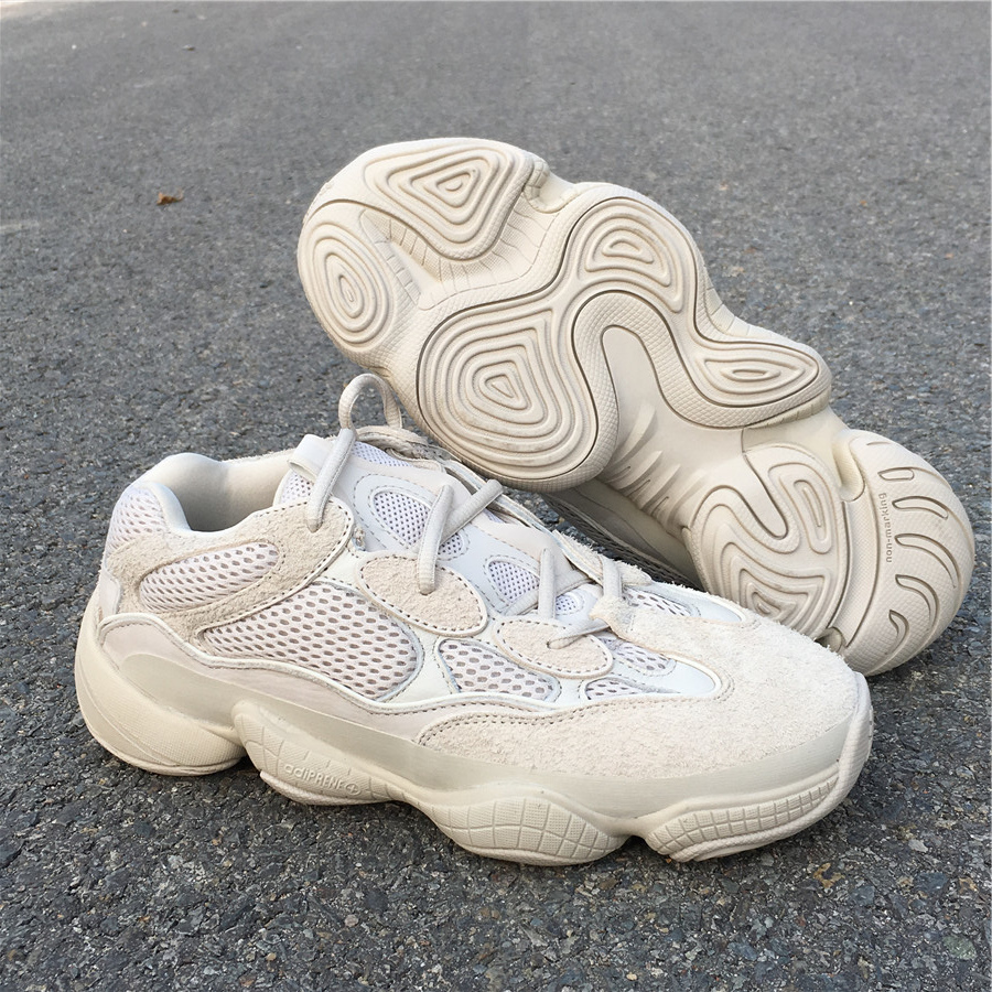 adidas - 27.0 yeezy 500 DESERT RAT blushの+crystalchambers.co.uk