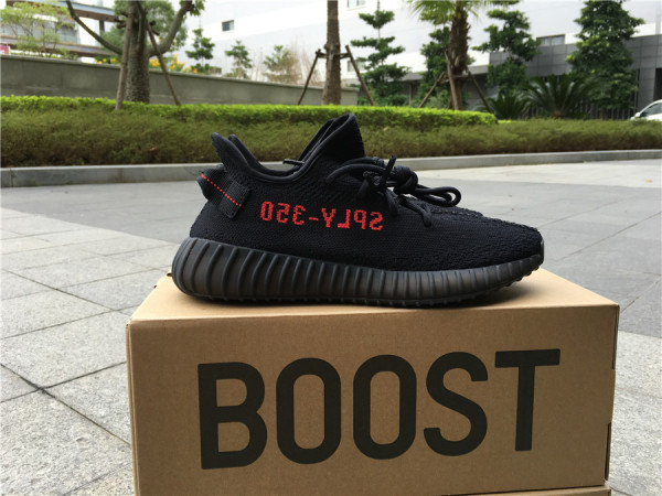 Adidasi Yeezy 350 Boost V2 black red size 5-12
