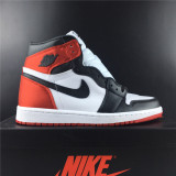 Air Jordan 1 satin WMNS BLACK TOE