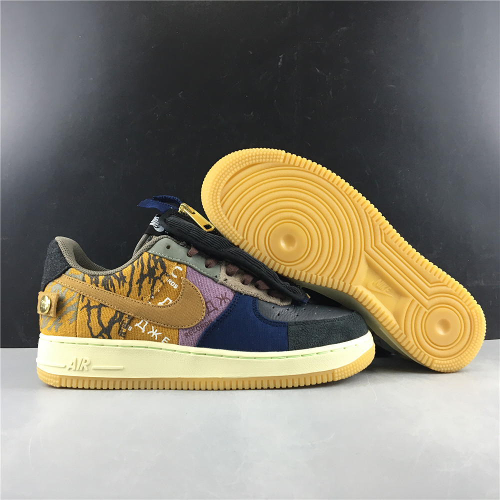 travis scott x nike basketball black multi