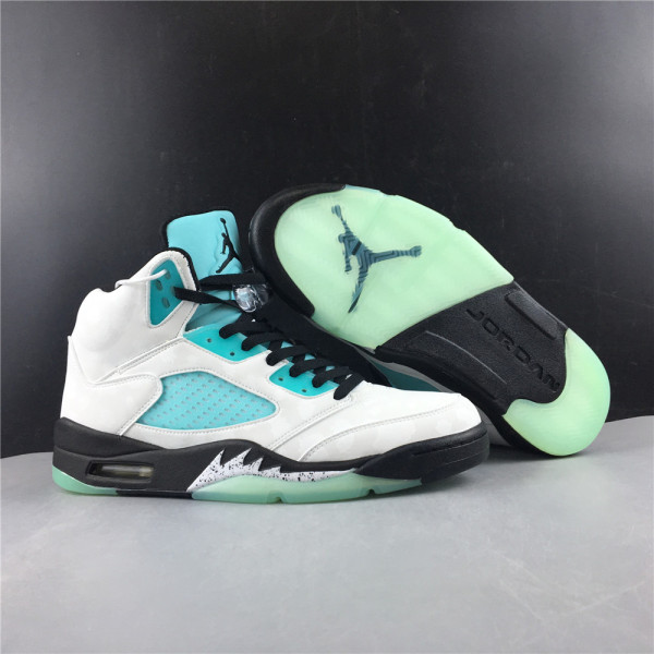 Air Jordan Retro 5 “IslandGreen