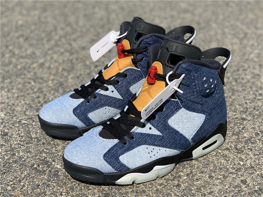 NIKE - 27cm AIR JORDAN 6 RETRO WASHED DENIMの+thefivetips.com