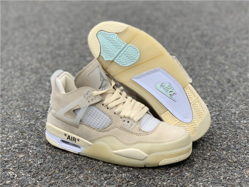 Off-White x Air Jordan 4 “Sail”