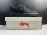 Stussy x Nike Air Force 1 Low “Black”