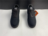 Stussy x Nike Air Force 1 Low “Black”