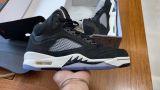 jordan 5 black white