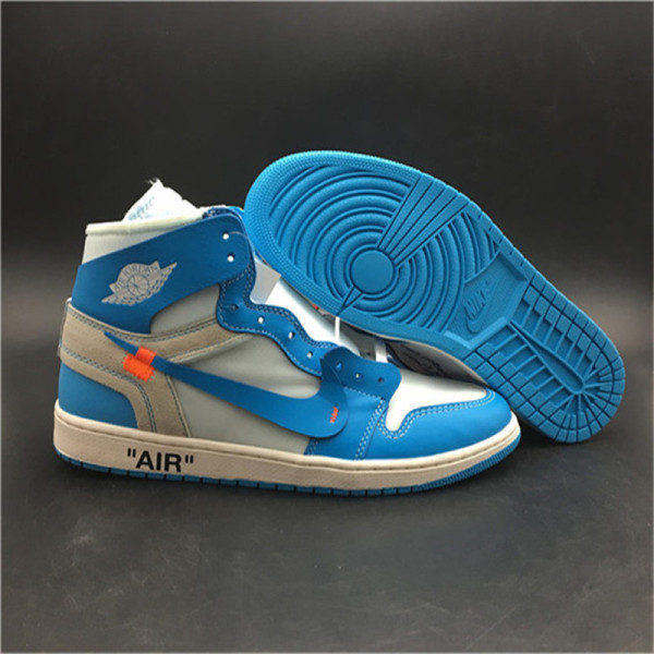 OFF-WHITE x Air Jordan 1 Powder Blue unc