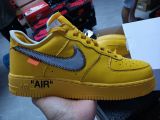 nike yellow off white