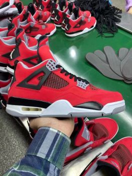 Air Jordan 4 Retro tore red best best