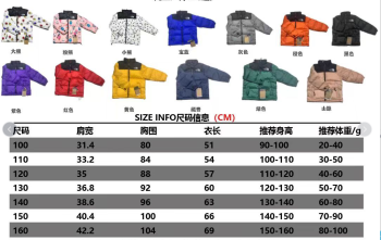 North face  True size kids