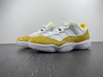 Air Jordan 11 Low WMNS “Yellow Snakeskin”