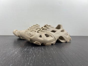 BALENCIAGA Mold Closed Rubber Sandals Yellow