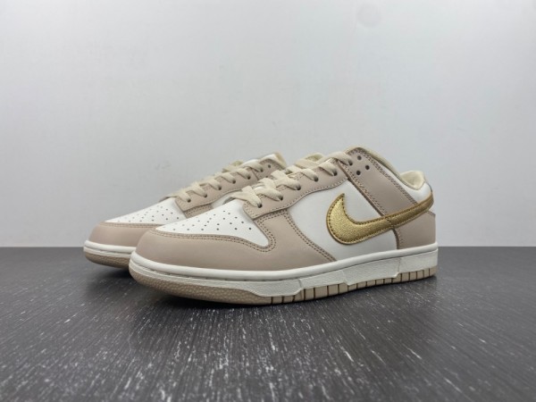 Nike Dunk Low Gold Swoosh