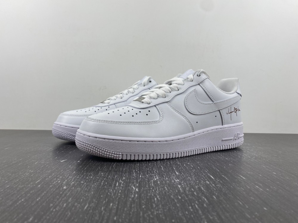 travis scott x nike air force 1 white
