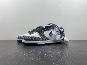 Nike Supreme x Dunk Low Pro SB 'White Cement'