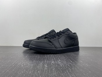 AIR JORDAN 1 LOW 'TRIPLE BLACK'