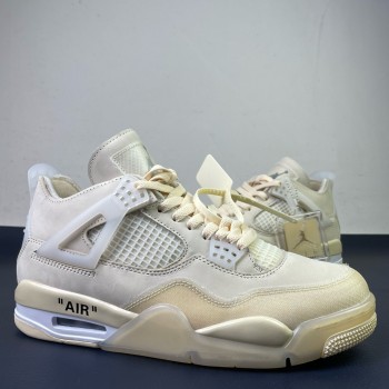 Air Jordan 4 off white sail