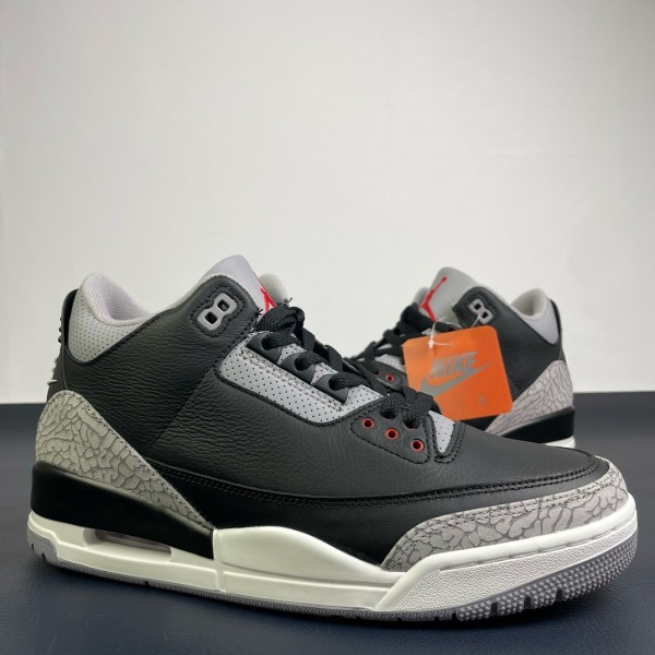 Air Jordan 3 black cement 2024