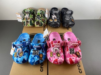 BAPE x Crocs Classic Clog 'ABC Camo - Green