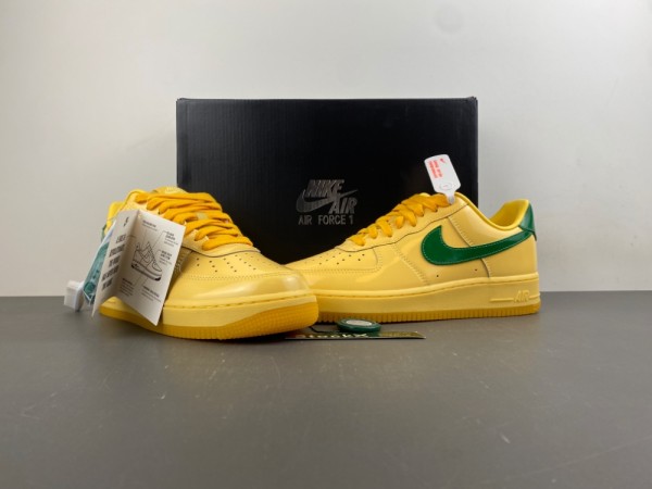 Nike Air Force 1 Low 'Patent Leather Topaz Gold'