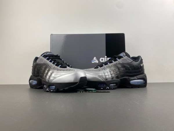 Palace x Nike Air Max 95 'Big Bubble - Metallic Silver'
