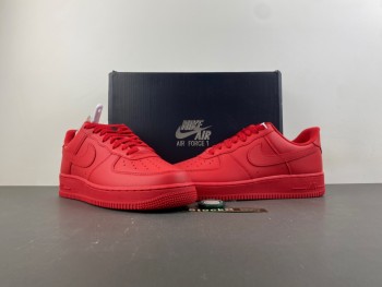 Nike Air Force 1 07 LV8 1  Triple Red  University Red