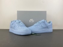 TRAVIS SCOTT X NIKE AIR FORCE 1  ICE BLUE OSTRITCH