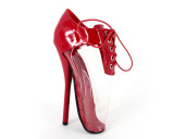 French Pleaser Seduce Crossdresser Sissy Maid High-heels 18CM