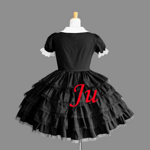 French Sissy Maid Gothic Lolita Punk Fashion Dress Cosplay Costume Tailor-Made[CK872]