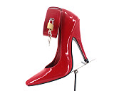 French Pleaser Seduce Crossdresser Lockable Sissy Maid High-heels 12CM
