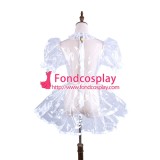 French Clear Pvc Sissy Maid Lockable Dress Tpu Uniform Tailor-Made[G1503]