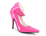 French Pleaser Seduce Crossdresser Lockable Sissy Maid High-heels 12CM