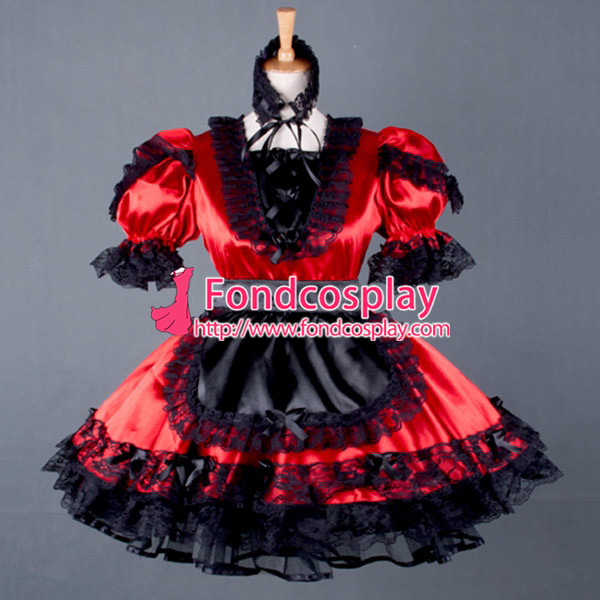 French Sexy Sissy Maid Dress Lockable 