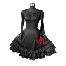 French Sissy Maid Gothic Lolita Punk Fashion Cotton Outfit Dress Cosplay Costume Tailor-Made[CK033]