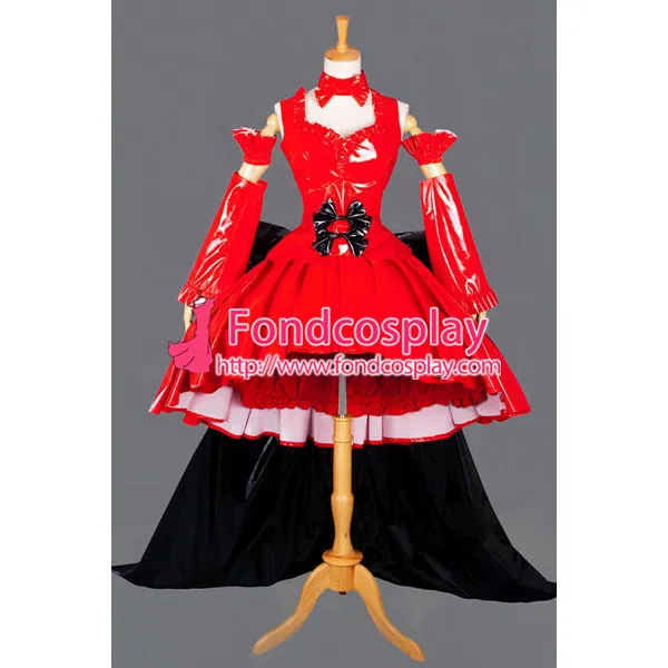 French Sissy Maid Gothic Lolita Punk Fashion Dress Cosplay Costume Tailor-Made[G854]