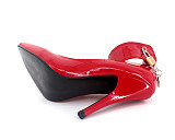 French Pleaser Seduce Crossdresser Lockable Sissy Maid High-heels 12CM