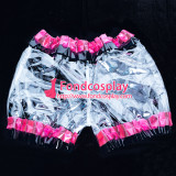 French clear PVC sissy maid bloomers/knickers/ unisex Tailor-made[G3897]