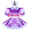 US$ 116.91 - French Sissy Maid Satin Dress Lockable Uniform Cosplay