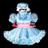 French Sissy Maid Satin Dress Lockable Uniform Cosplay Costume Tailor-Made[G2399]