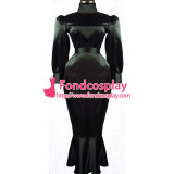 French Sissy Maid Dress Fetish Satin Uniform Cosplay Costume Tailor-Made[G060]