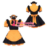 French lockable sissy maid Satin dress cosplay Unisex Tailor-made[G3924]