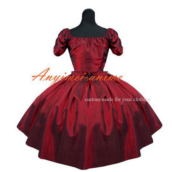 French Sissy Maid Gothic Lolita Punk Ball Gown Dress Cosplay Costume Tailor-Made[G419]