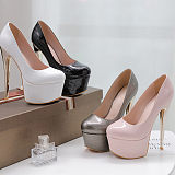 French Pleaser Seduce Crossdresser Sissy Maid High-heels 16CM