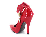 French Pleaser Seduce Crossdresser Lockable Sissy Maid High-heels 12CM