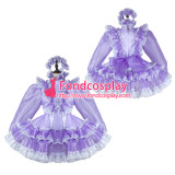 French Sissy Maid Organza Dress Lockable Uniform Cosplay Costume Tailor-Made[G2331]