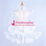 French Clear Pvc Sissy Maid Lockable Dress Tpu Uniform Tailor-Made[G1572]