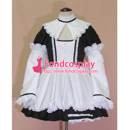 French Chobits-Chii Dress Sexy Sissy Maid Cosplay Costume Tailor-Made[CK663]