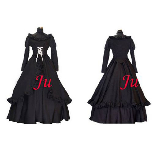 French Sissy Maid Gothic Lolita Punk Fashion Dress Cosplay Costume Tailor-Made[CK552]
