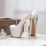 French Pleaser Seduce Crossdresser Sissy Maid High-heels 16CM