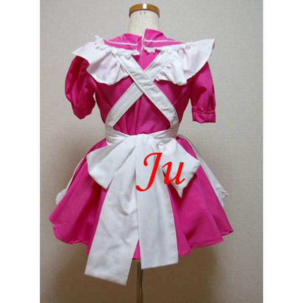 French Sexy Sissy Maid Pvc Lockable Dress Uniform Cosplay Costume Tailor-Made[CK850]